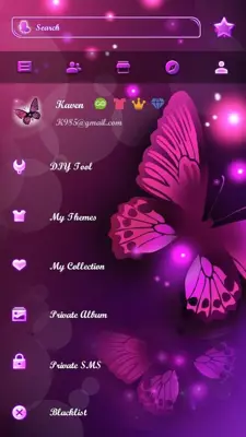 Butterfly night android App screenshot 0